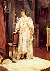 Julius Leblanc Stewart Canvas Paintings - Lady In Her Boudoir